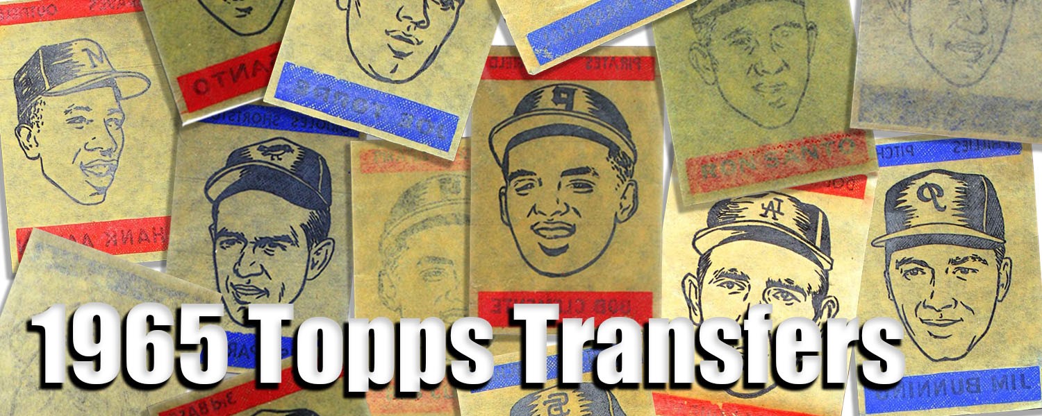 1965 Topps Transfers 